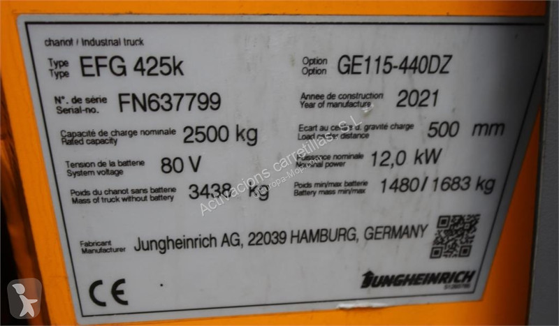 Автопогрузчик Jungheinrich 440 DZ