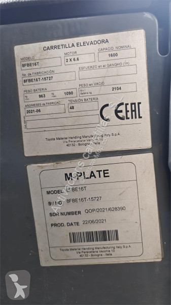 Автопогрузчик Toyota 8FBE16T