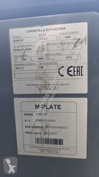 Carretilla elevadora  8FBE16T