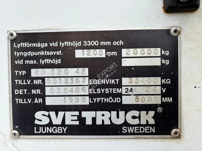 Chariot élévateur Svetruck 20-120 Forklift -...