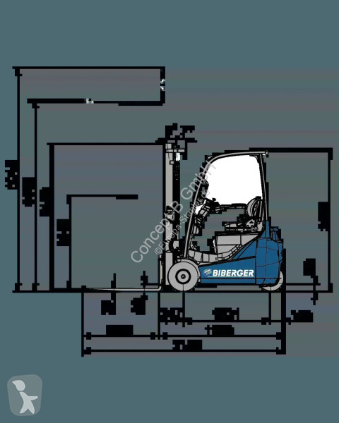 Løftetruck Toyota 8FBE16T - FSW 5500