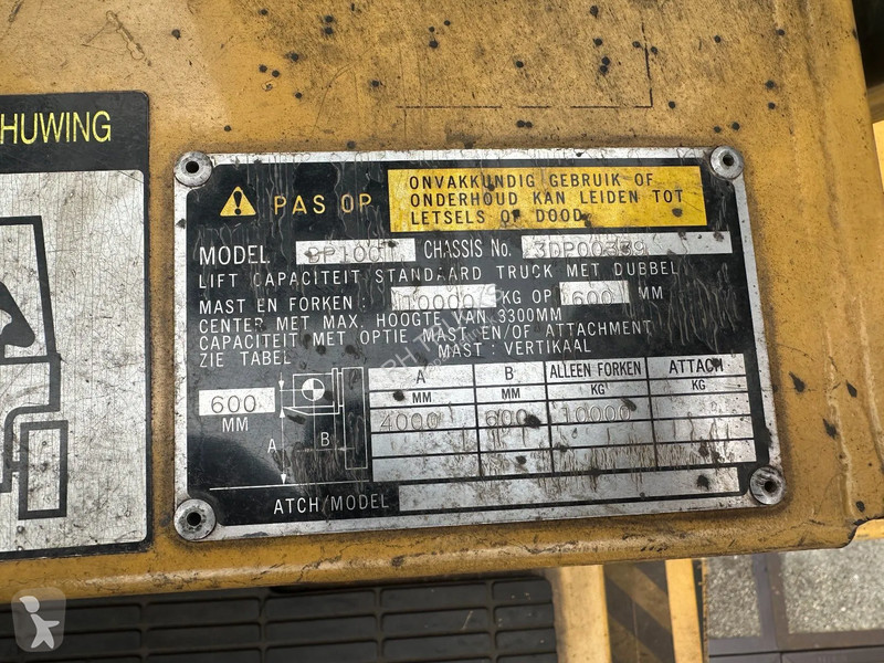 Heftruck Caterpillar DP100 VORKVERSTELLERS...