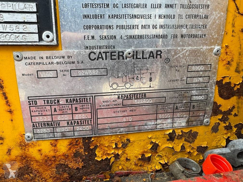 Carretilla elevadora Caterpillar V 140