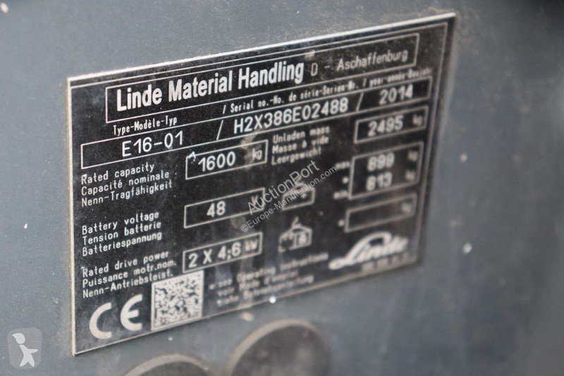 Vysokozdvižný vozík Linde E16-01