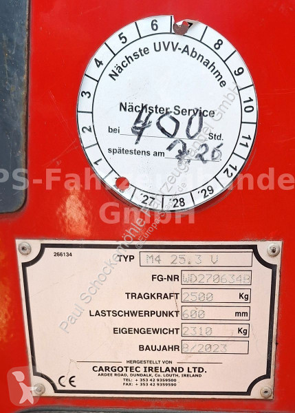 Moffett M4 25.3 NX*Gabeln 1800mm *ZV lorry...
