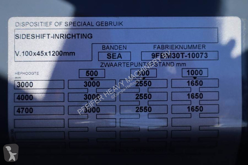 رافعة شوكية Toyota 9FBM30T Valid inspection,...