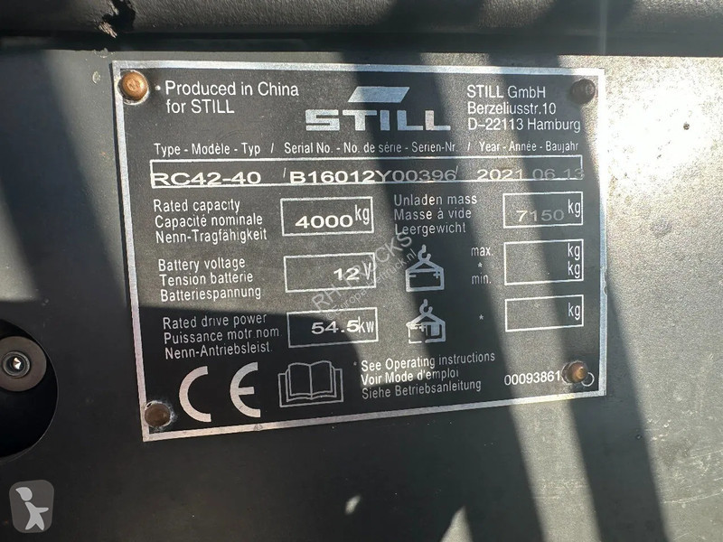 Stivuitor Still RC42-40 ONLY 160 HOURS
