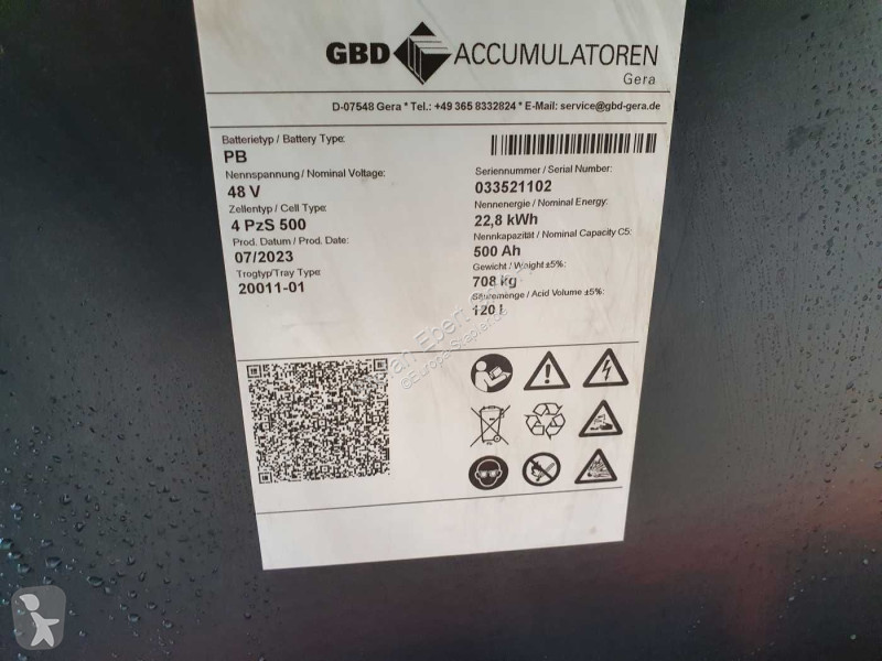 رافعة شوكية Toyota 8FBET15 / Batterie 07/2023 /...