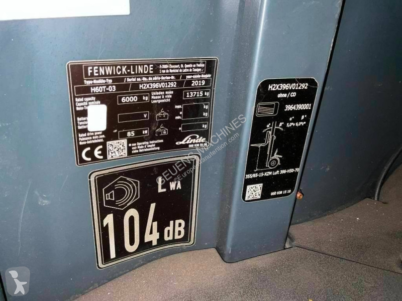 رافعة شوكية Linde H 60T-03
