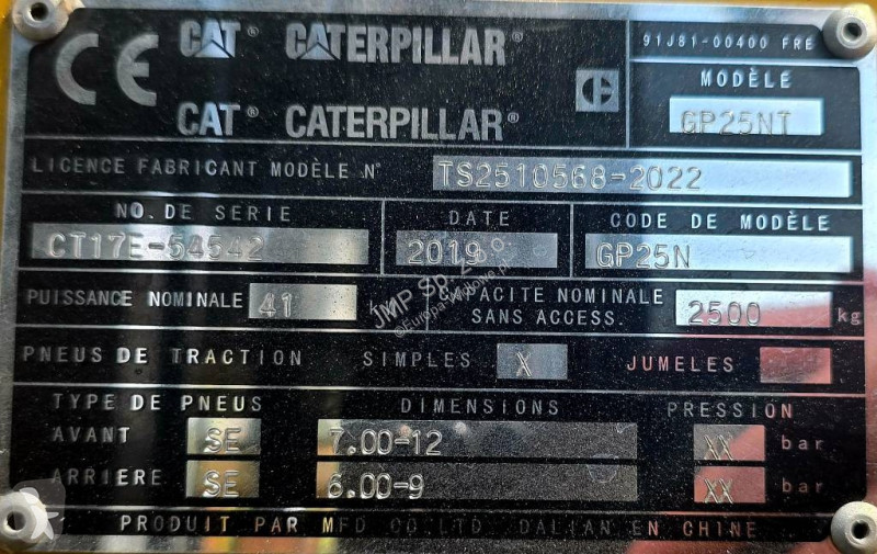 رافعة شوكية Caterpillar GP 25 N