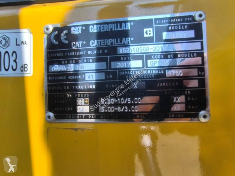 Vysokozdvižný vozík Caterpillar GP18NT