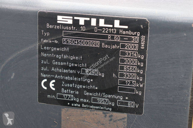 Vysokozdvižný vozík Still R60-30