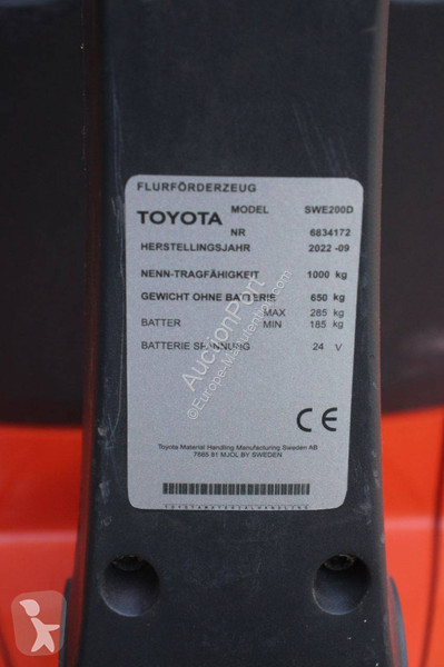 Vysokozdvižný vozík Toyota SWE200D