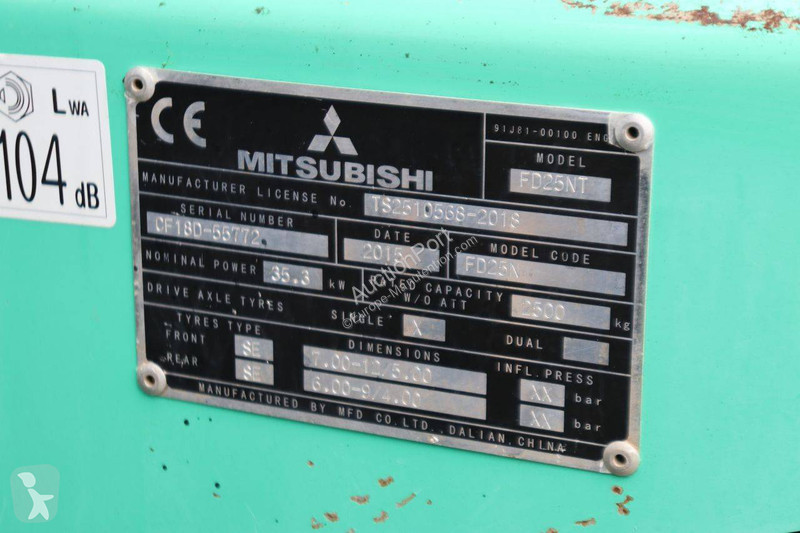 Vysokozdvižný vozík Mitsubishi T