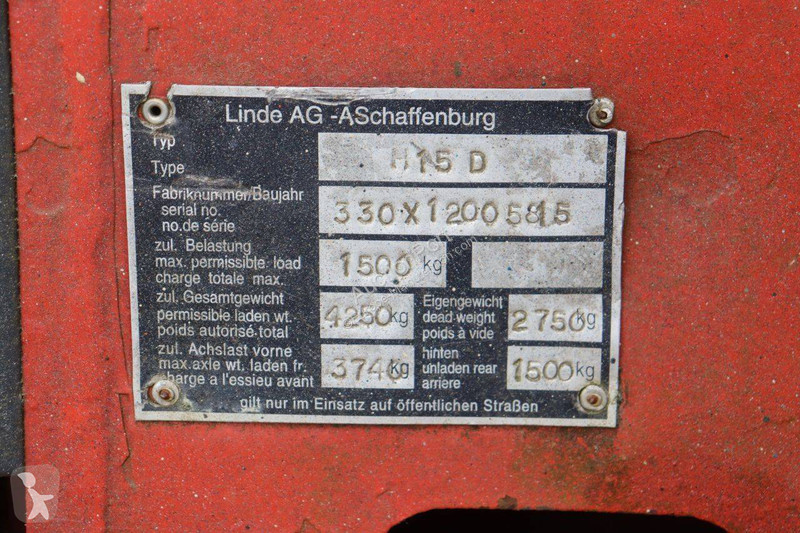 رافعة شوكية Linde H15 D