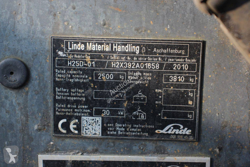 Carretilla elevadora Linde H25D-01