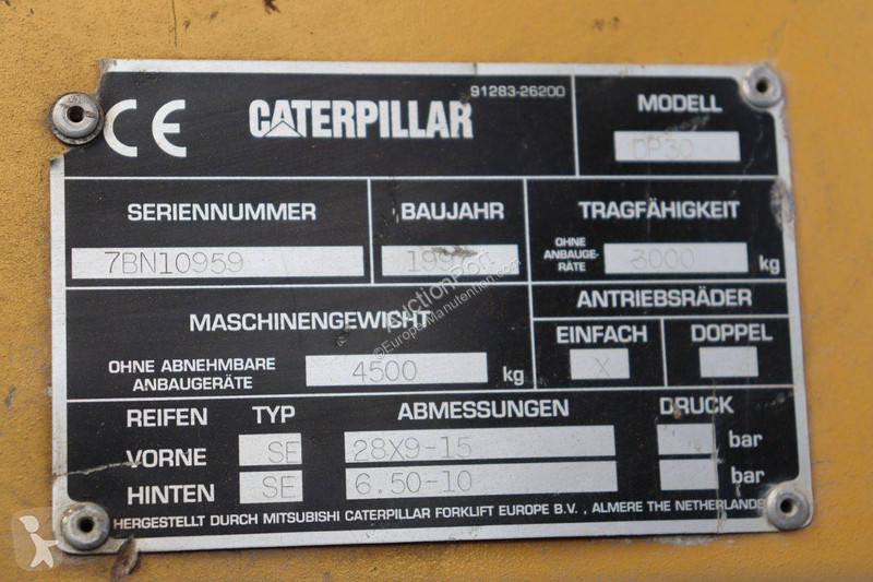 Carretilla elevadora Caterpillar DP30