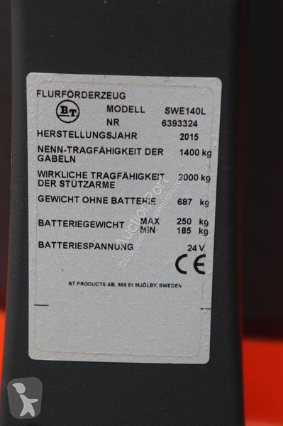 Teleskopický manipulátor BT SWE140L
