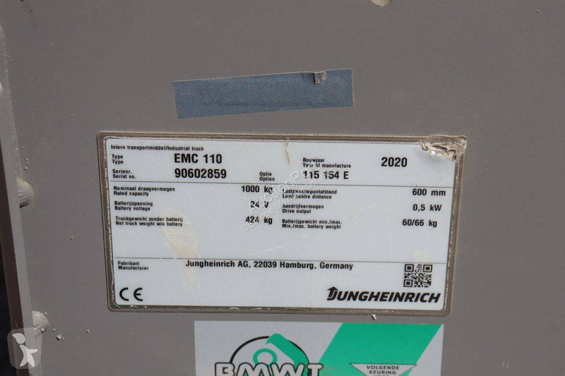 Carretilla elevadora Jungheinrich EMC 110