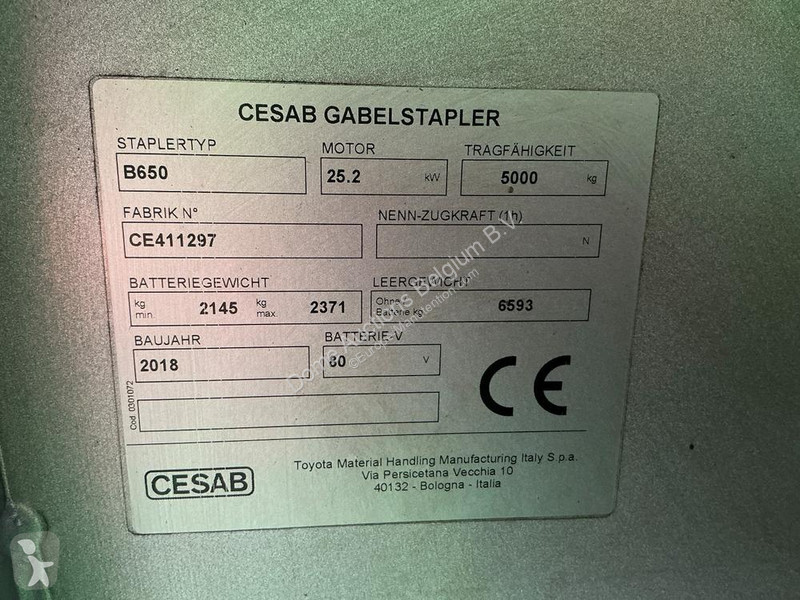 Cesab B650 Forklift