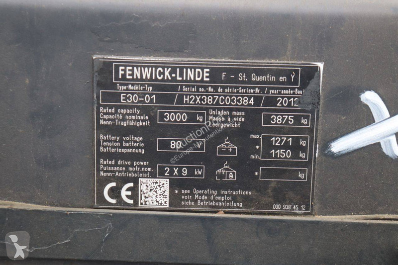 Carretilla elevadora Fenwick E30-01