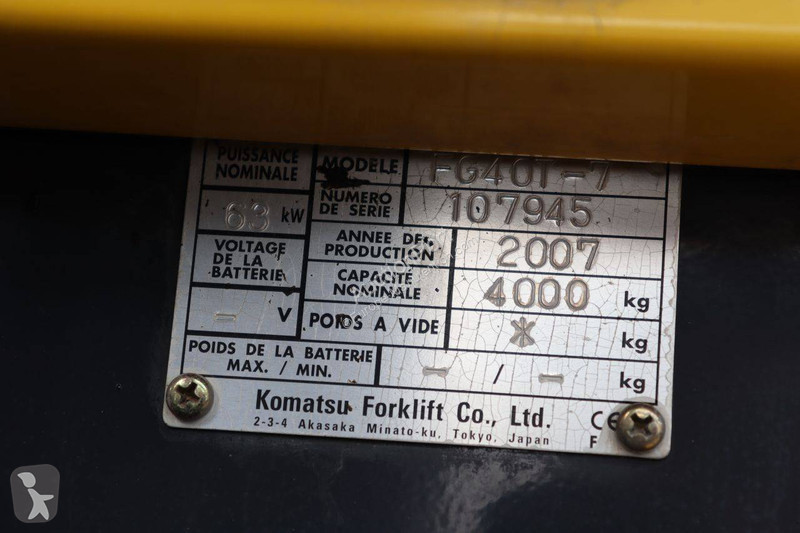 Chariot élévateur Komatsu FG401-7