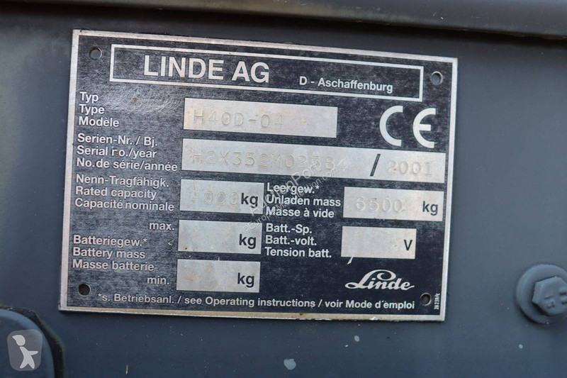 Chariot élévateur Linde D-04