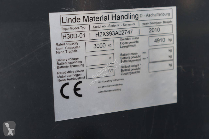 Empilhador elevador Linde D-01