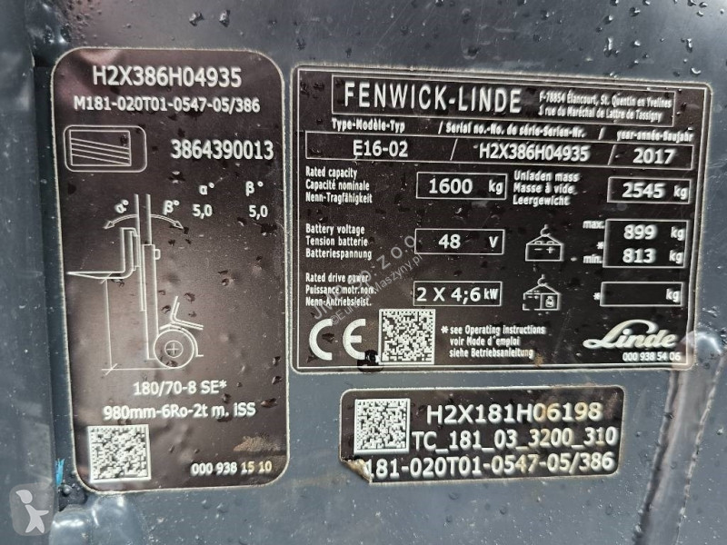 Stivuitor Linde E16 -02