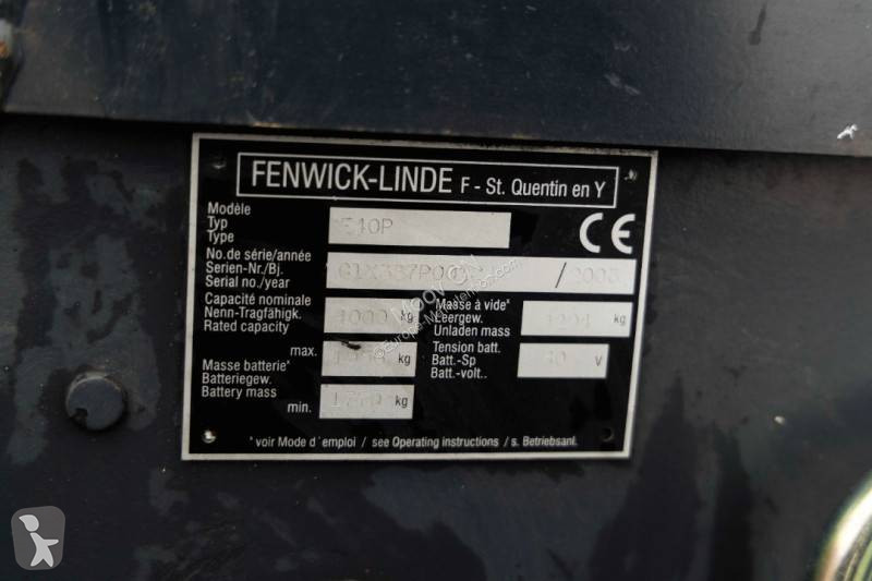 Chariot élévateur Fenwick-Linde E40P