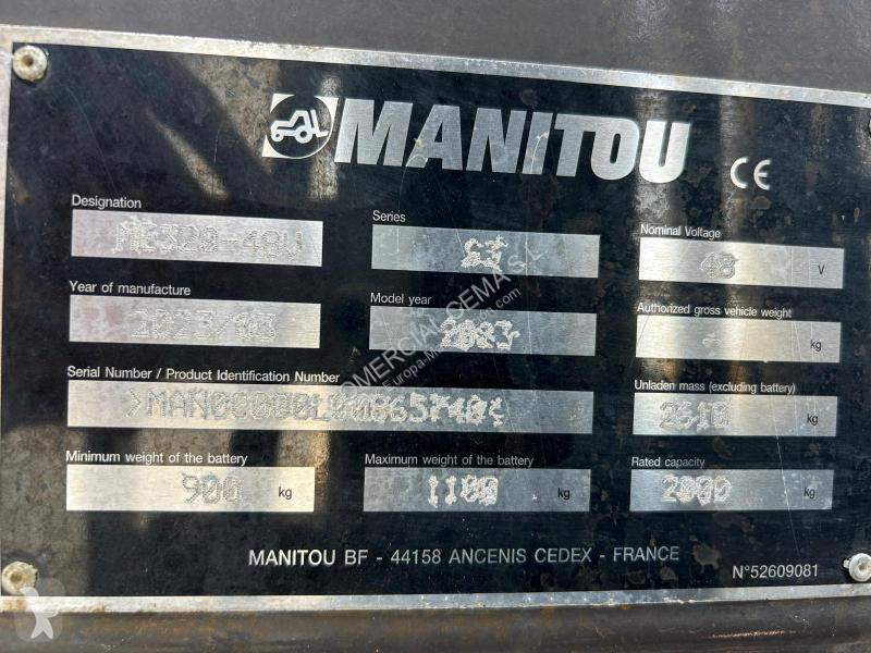 Carretilla elevadora Manitou  ME320
