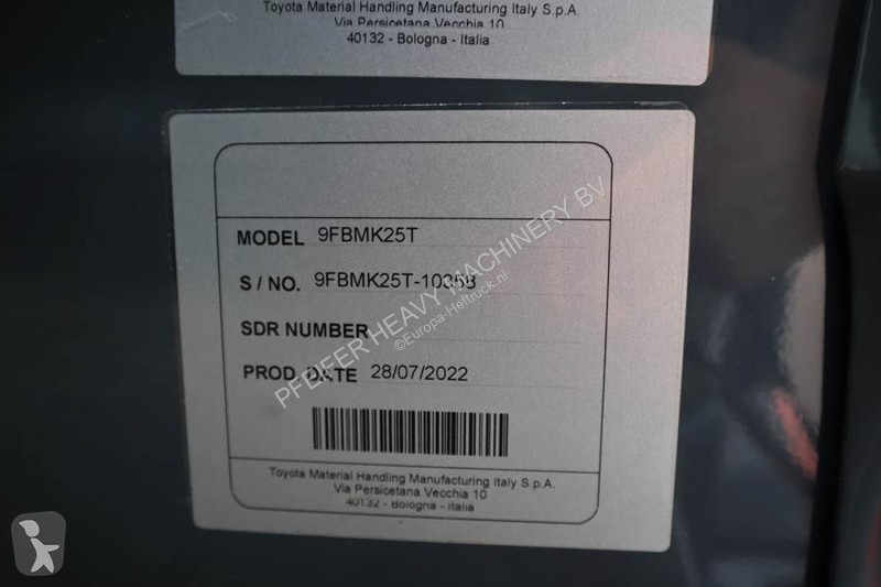 Heftruck Toyota 8FBM16T Valid inspection,...
