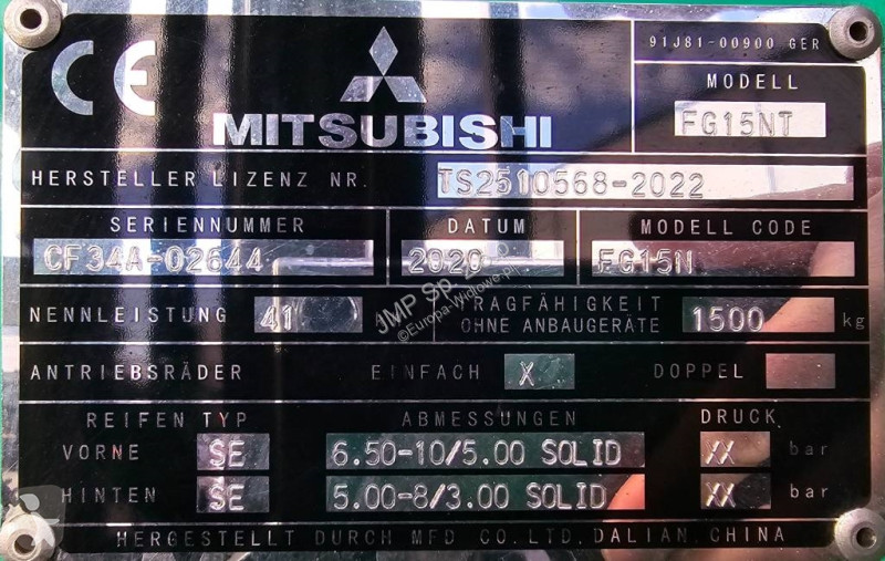 Stivuitor Mitsubishi FG 15 NT