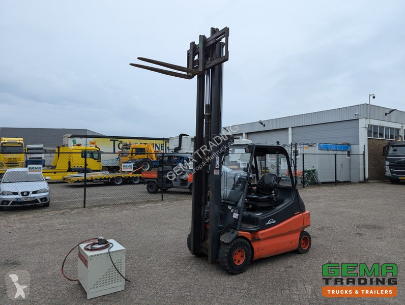 Heftruck Linde E30 02 - 4058 hrs - Duplex Mast...