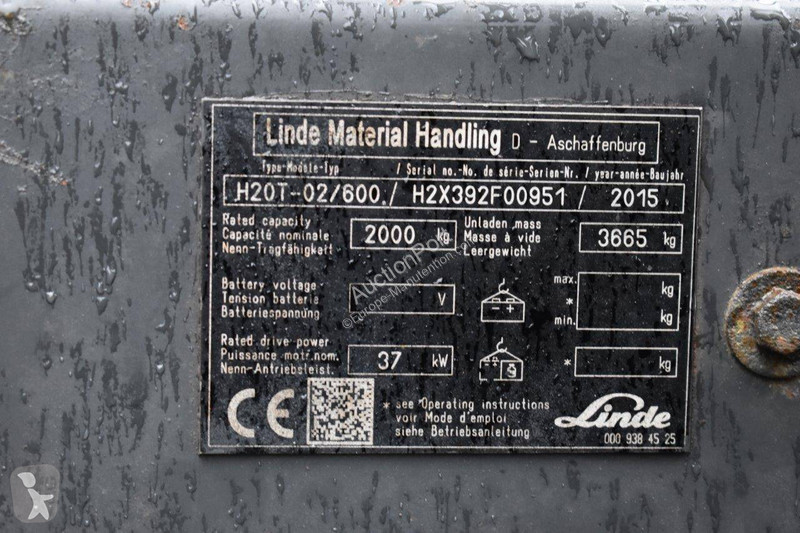 Heftruck Linde H20T-02/600