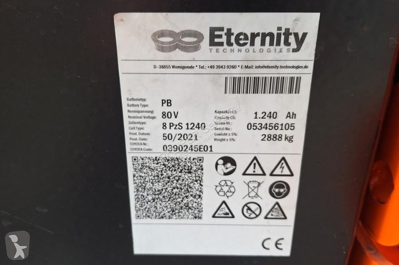 رافعة شوكية Toyota 9FBM70T Electric, 7 Tons...