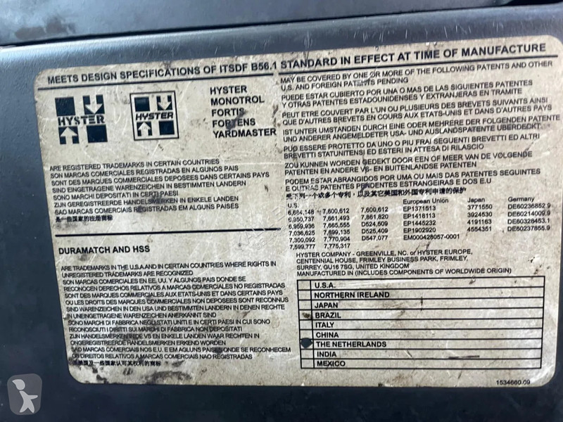 Vysokozdvižný vozík Hyster H12XD6 Airco Triplo...