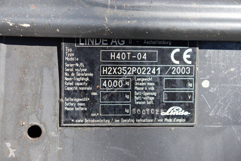 Vysokozdvižný vozík Linde T-04