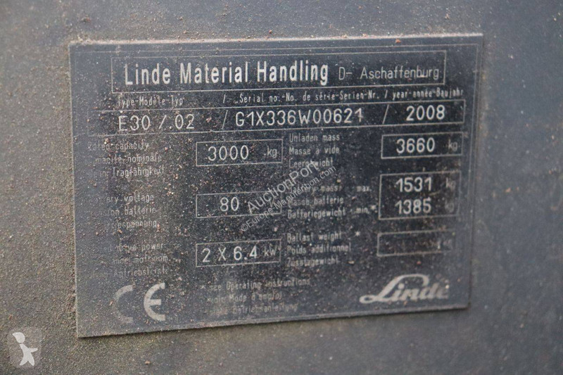 Stivuitor Linde E30/02