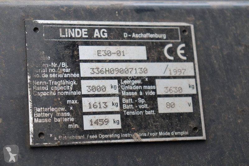 Carretilla elevadora Linde E30-01