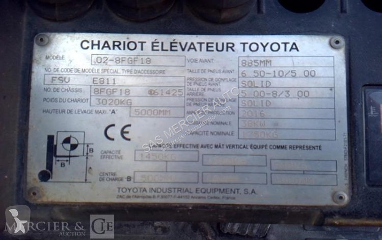 Carretilla elevadora Toyota n/c