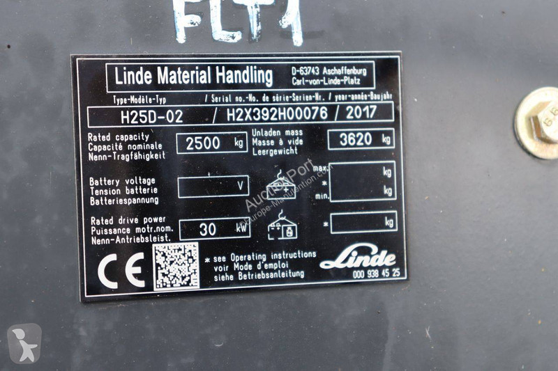 Автопогрузчик Linde H25D-02
