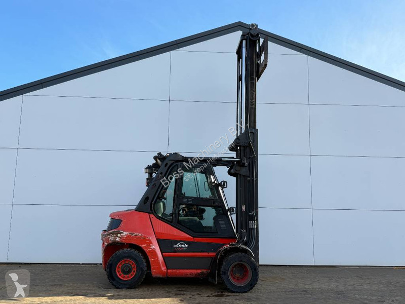 Empilhador elevador Linde H70D-03 - Side Shift...