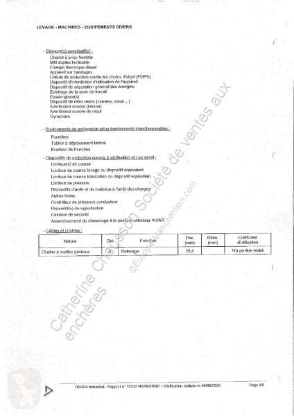 Empilhador elevador Doosan