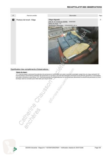 Empilhador elevador Nissan