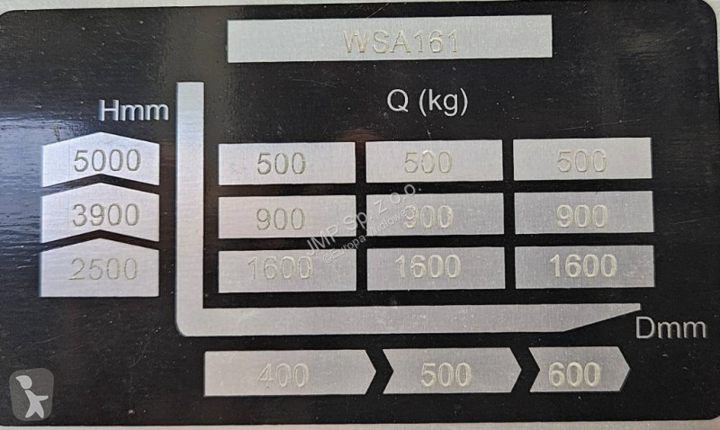 Stivuitor EP WSA 161 Li-ION