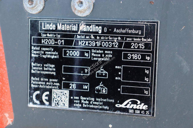 Vysokozdvižný vozík Linde D-01