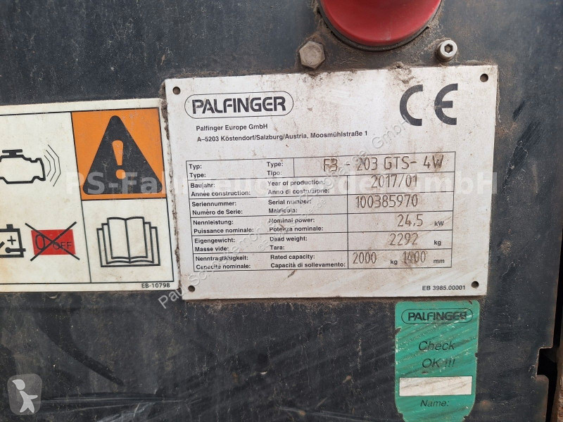 Palfinger F3-203 GT-S 4 Wege+Schere*HH3700 mm...