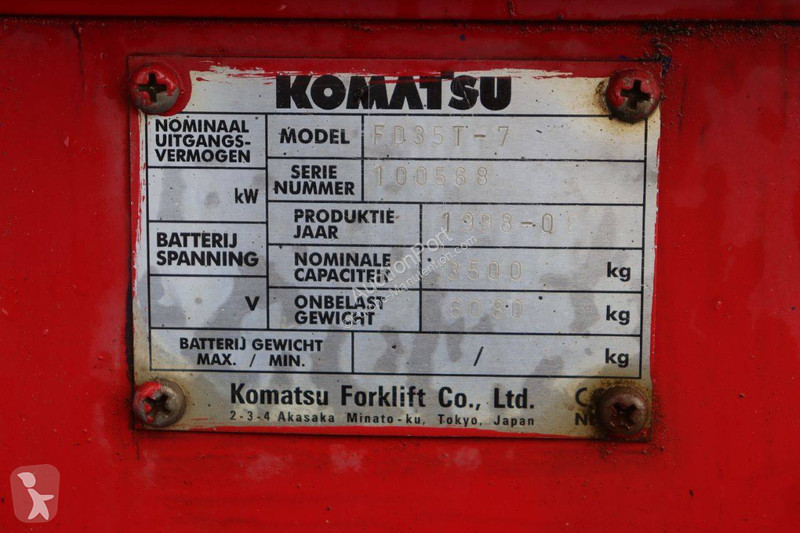 Навантажувач вилковий Komatsu FD35T-7