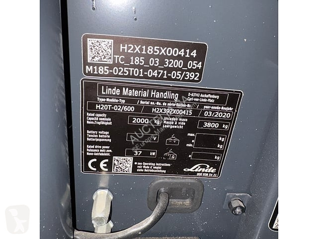 Carretilla elevadora Linde H20T